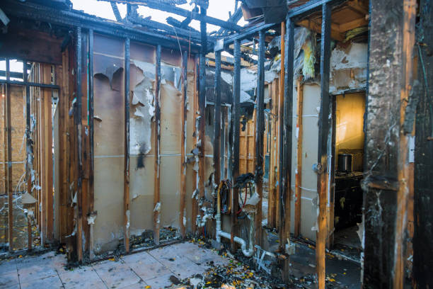 Professional Fire Damage Removal technician working in Etna, PA